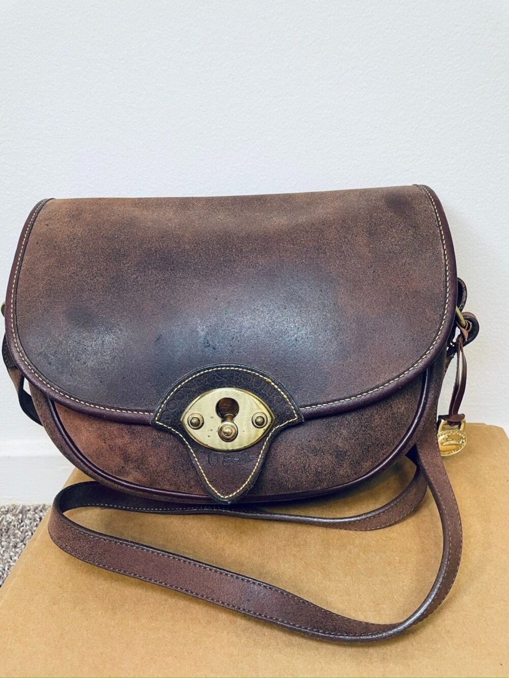 DOONEY & BOURKE Vintage early-1990s Cavalry saddle bag